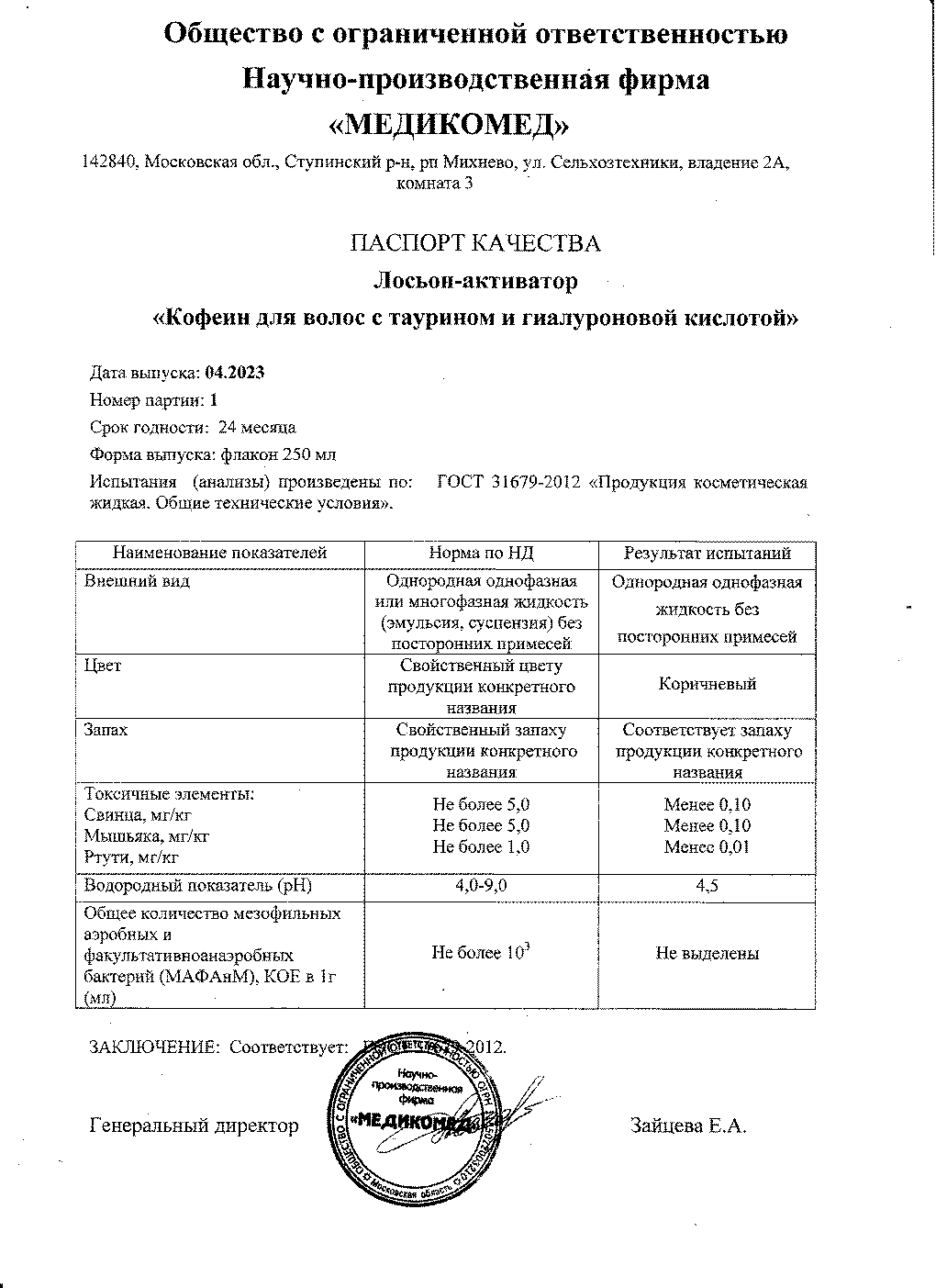 Паспорт №042023